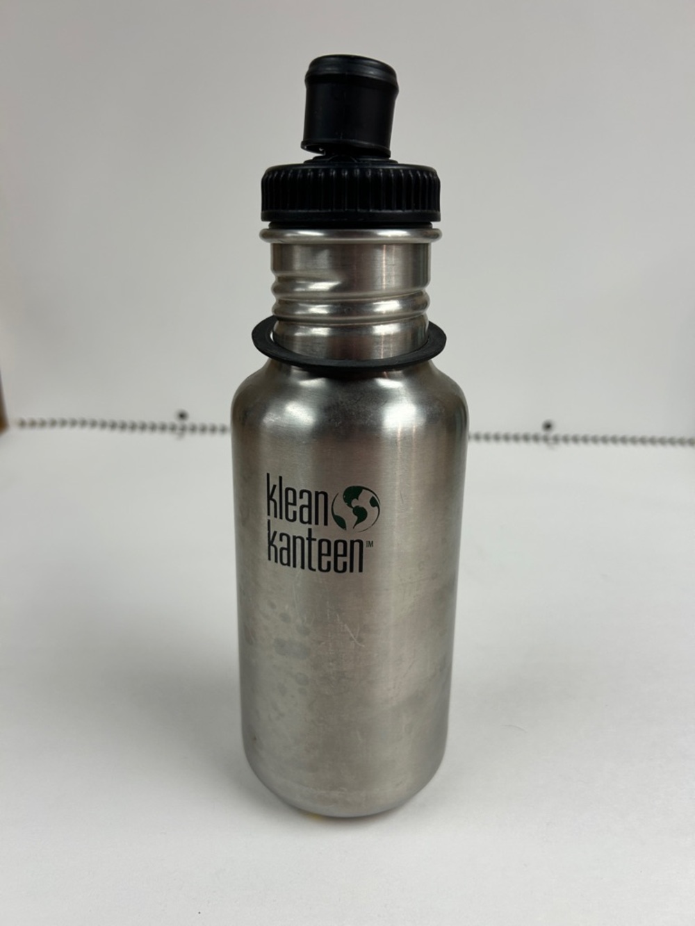 Klean Kanteen Stainless Steel Water Bottle with Black Cap